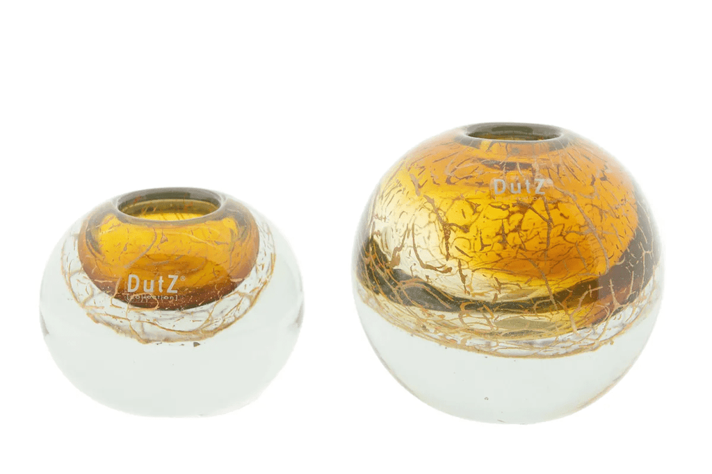 Ball Vase Kula in Bronze Gold
