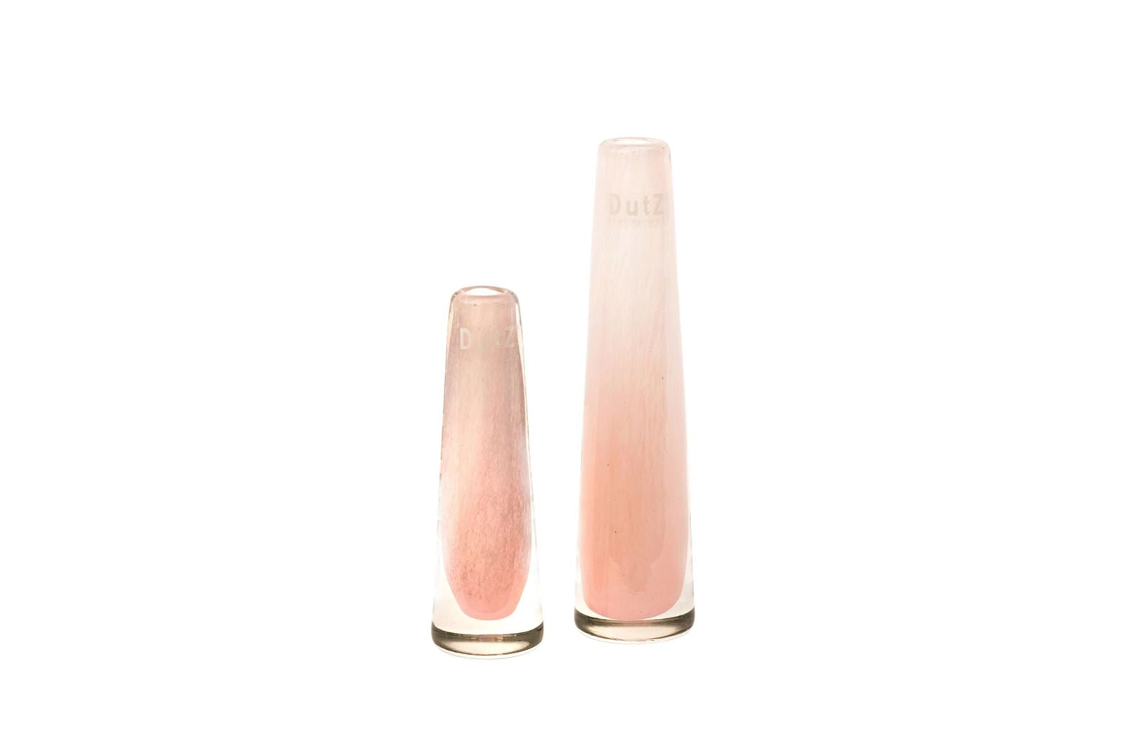Apricot Solifleur Bud Vase Mouthblown Glass