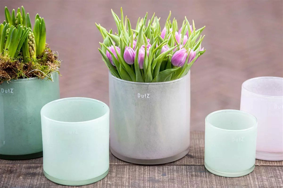 Menthol Glass Cylinder Candle Votive