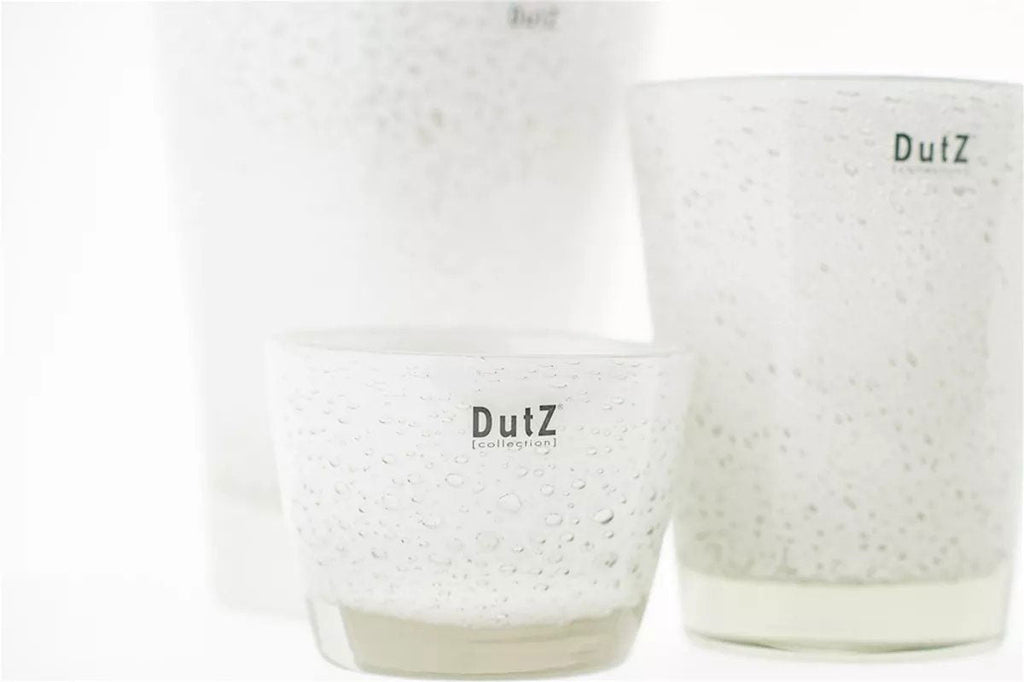 Conic Vase Thick with Bubbles