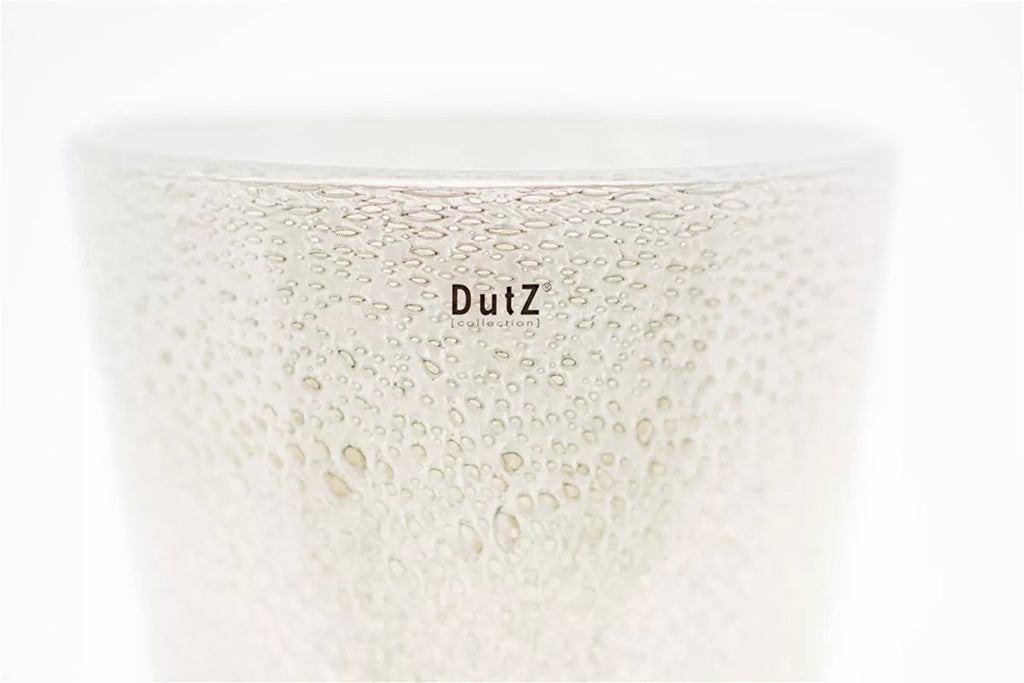 Conic Vase Thick with Bubbles