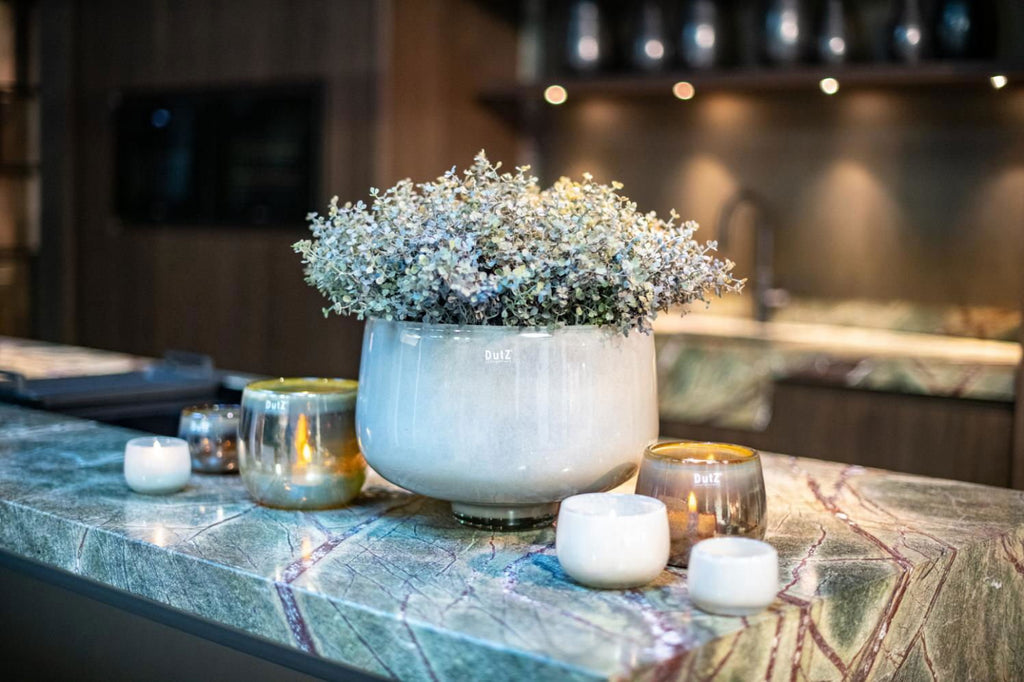 Beige Glass Bowl