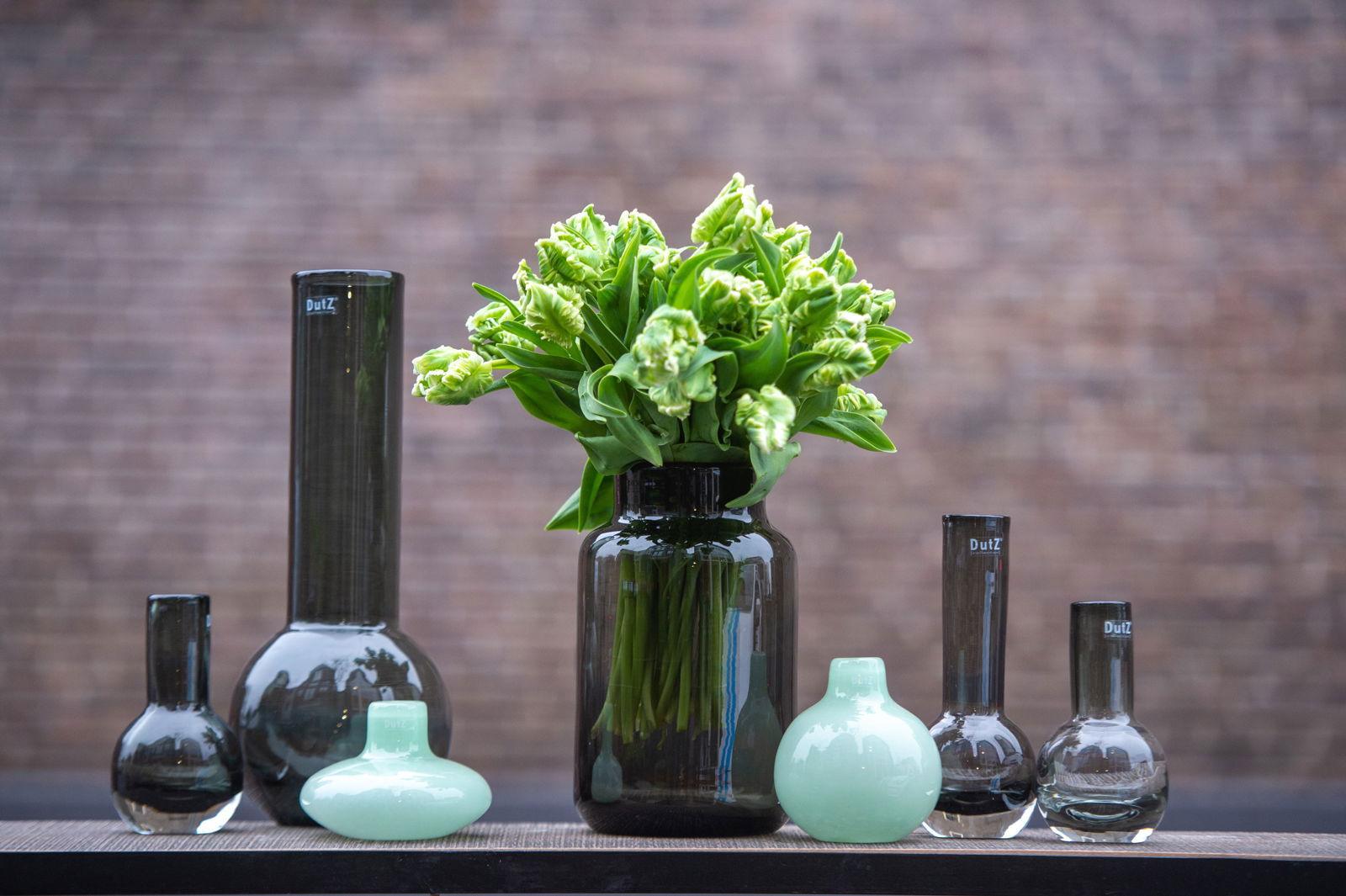 Nova Smoke Barrel Vase 30cm