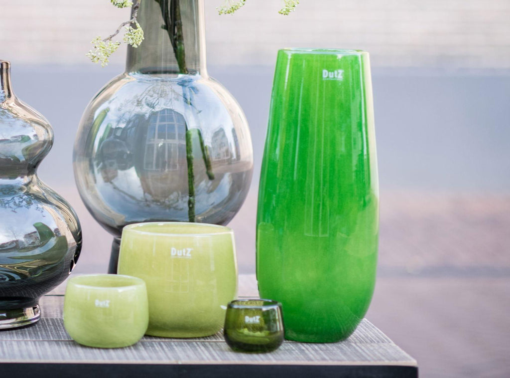 Robert Tall Vase in Jungle Green 50cm