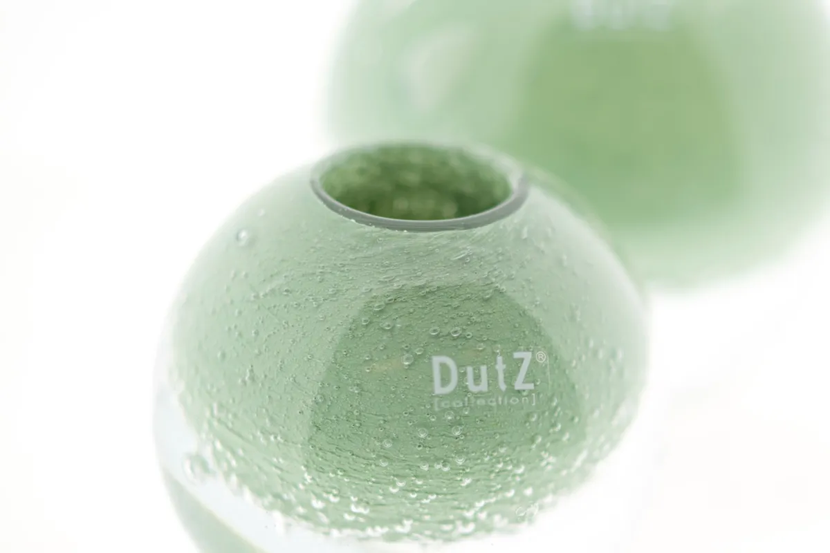 Ball Vase Kula Pistache Bubbles