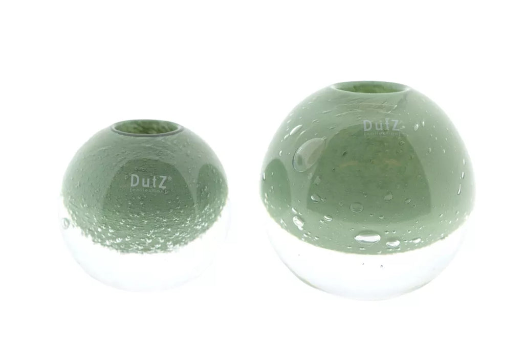 Ball Vase Kula Pistache Bubbles