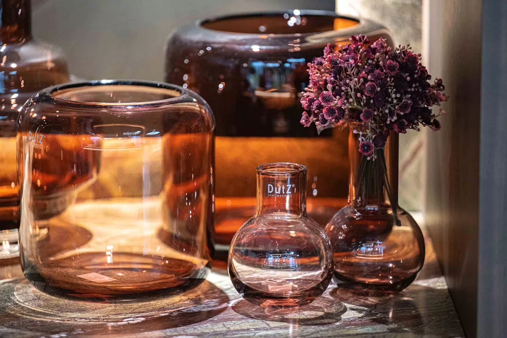 Mazurka Vase in Burgundy