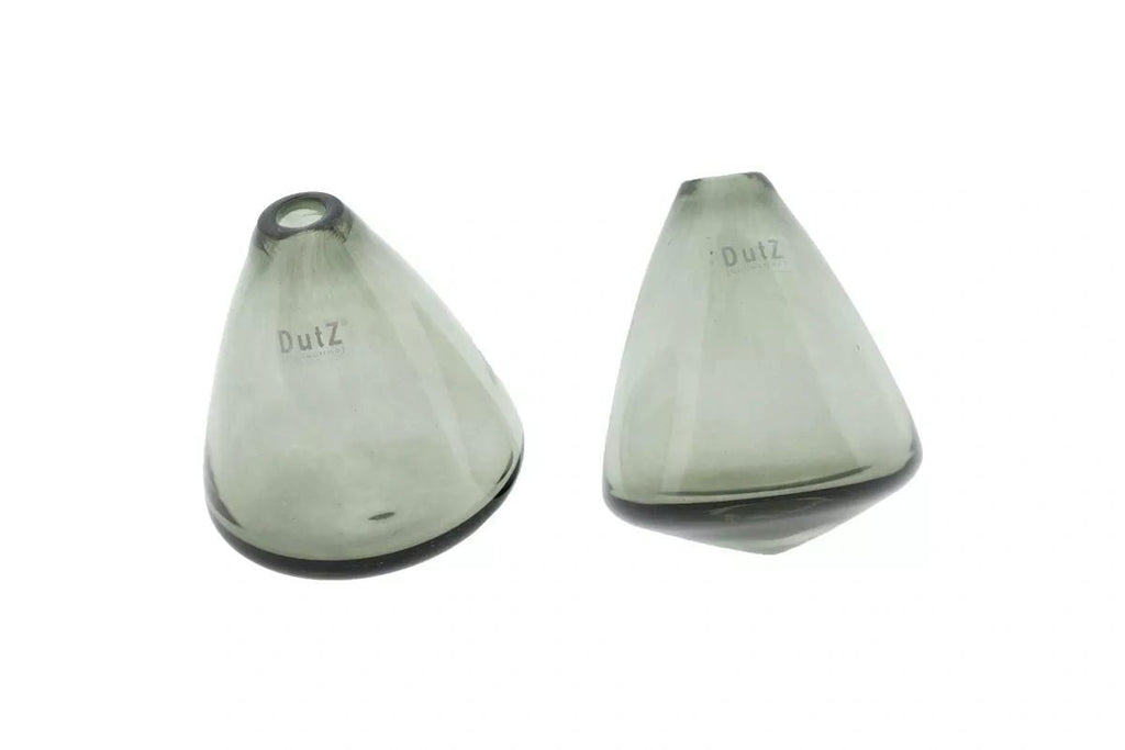 Tumbling Vase Smoke 12cm Height