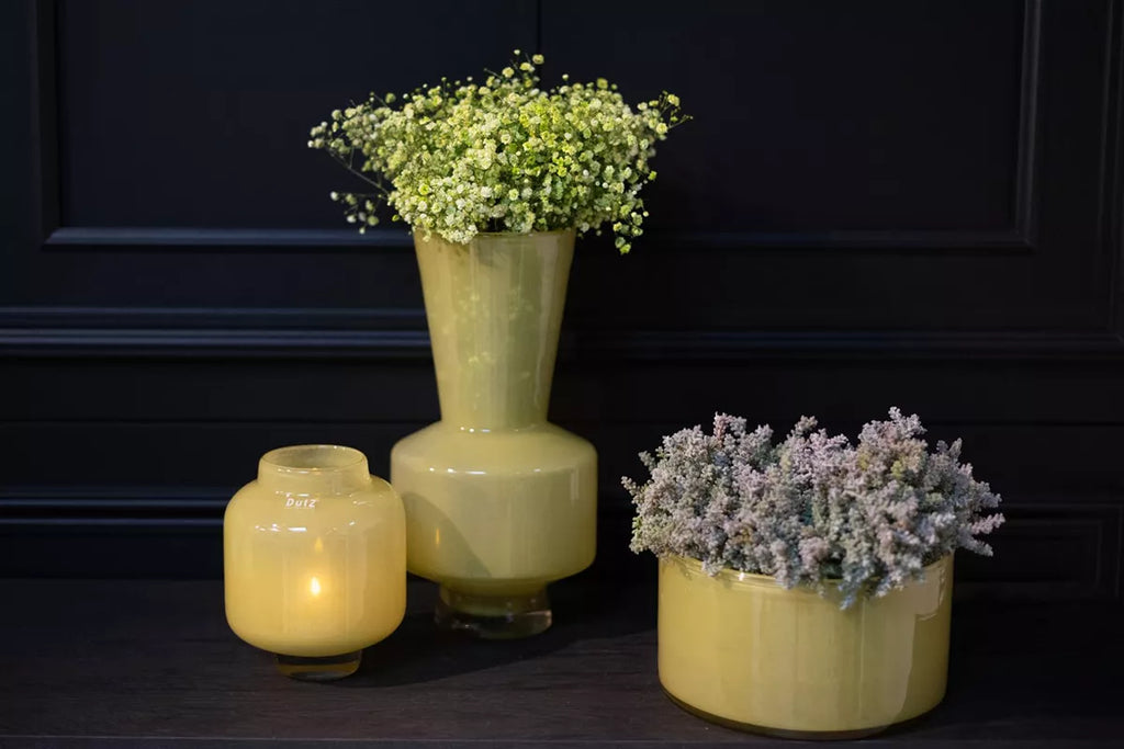 Glass Vase Chartreuse