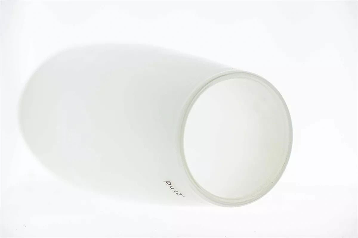 Robert White Mouth Blown Glass Vase
