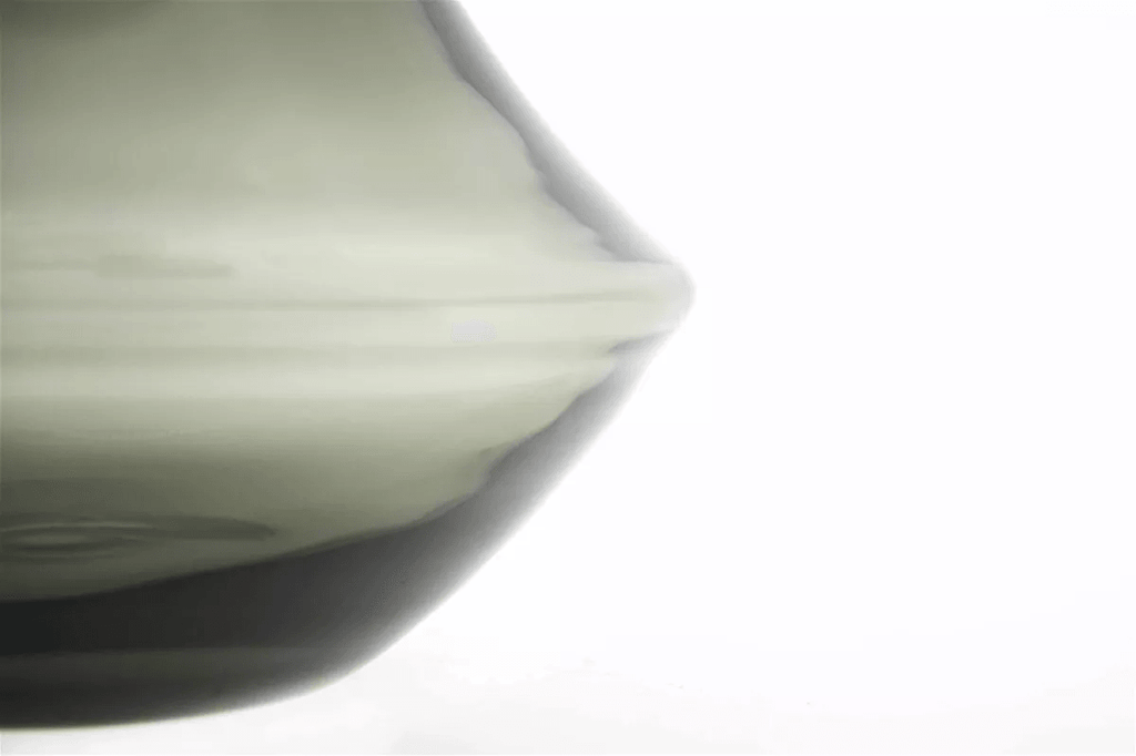 Marco Smoke Mouth Blown Glass Vase