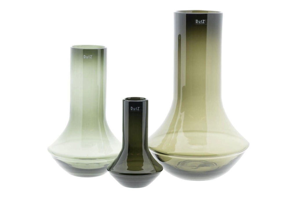 Marco Smoke Mouth Blown Glass Vase