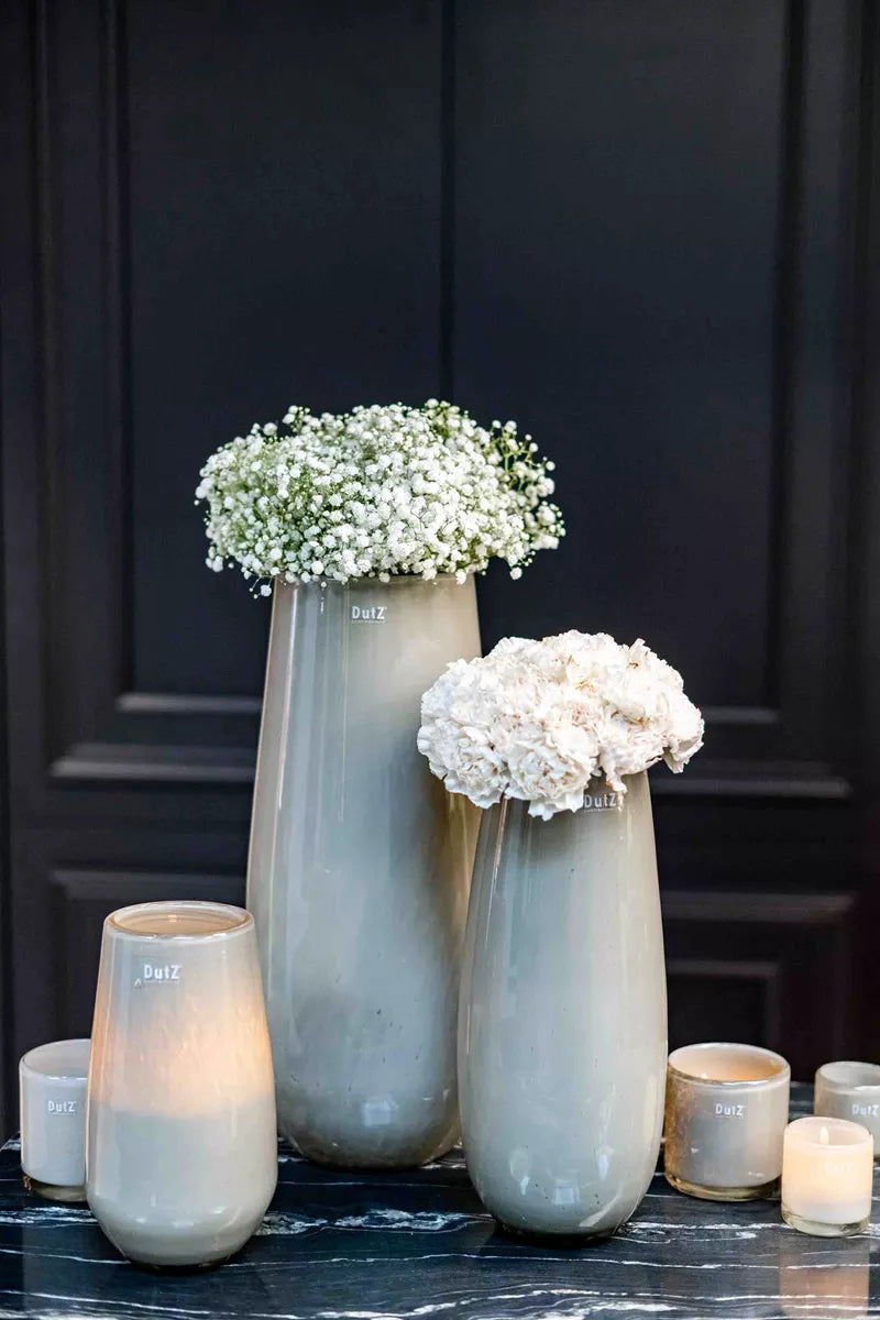 Robert Vase in Taupe