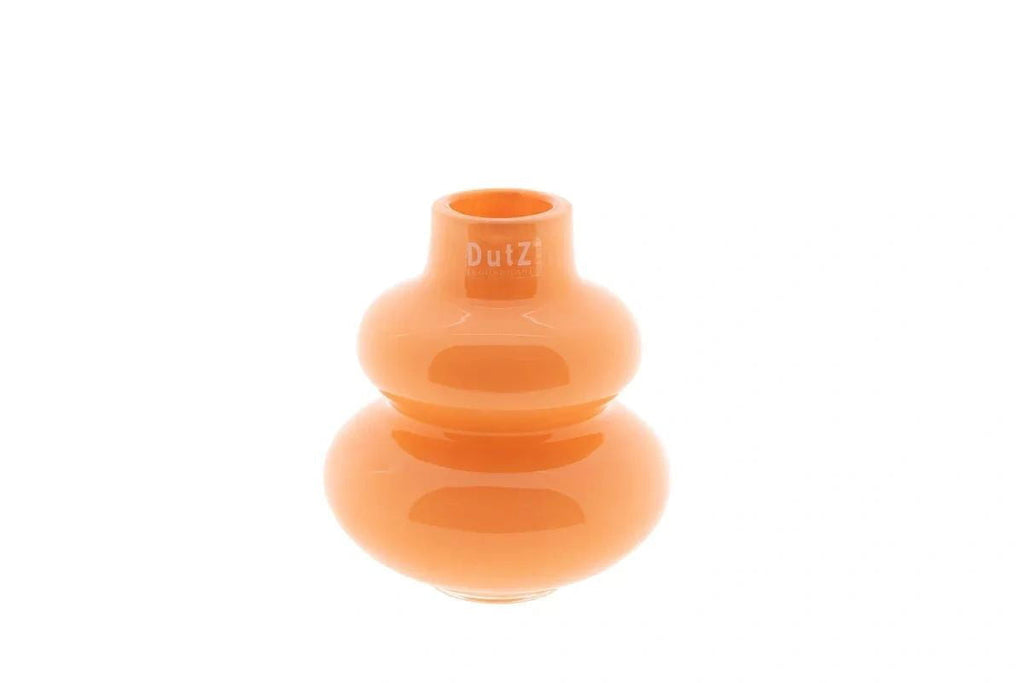 Flamingo Small Mouth Blown Glass Vase 16cm Height