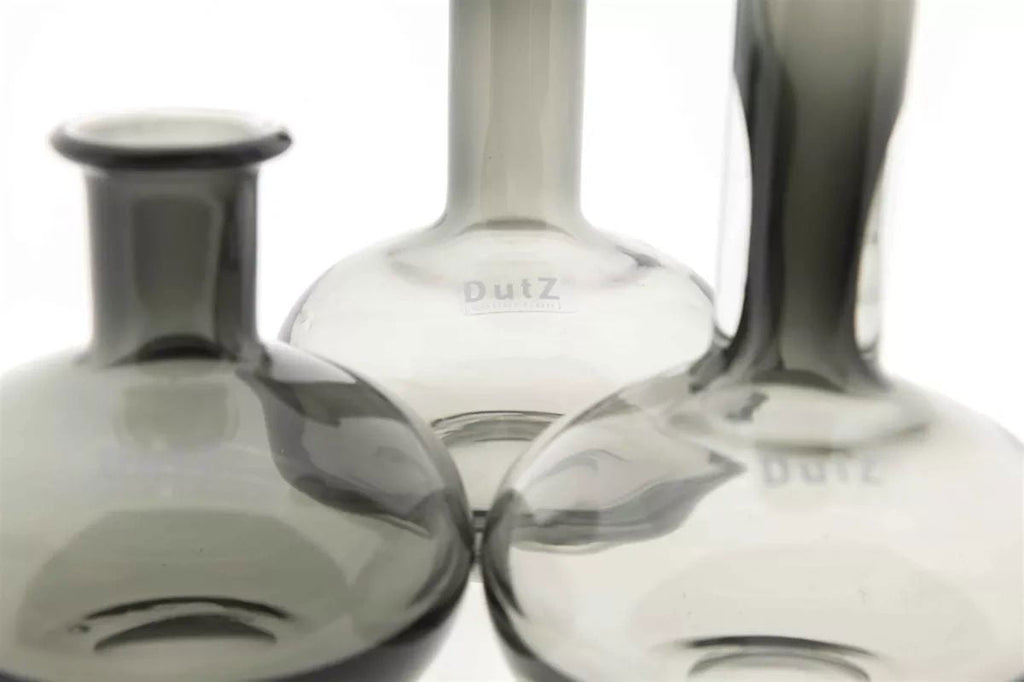 Manuela Vase Set of 6 Mouth Blown Glass
