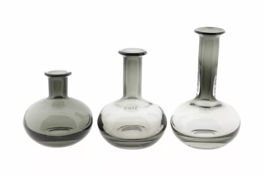 Manuela Vase Set of 6 Mouth Blown Glass