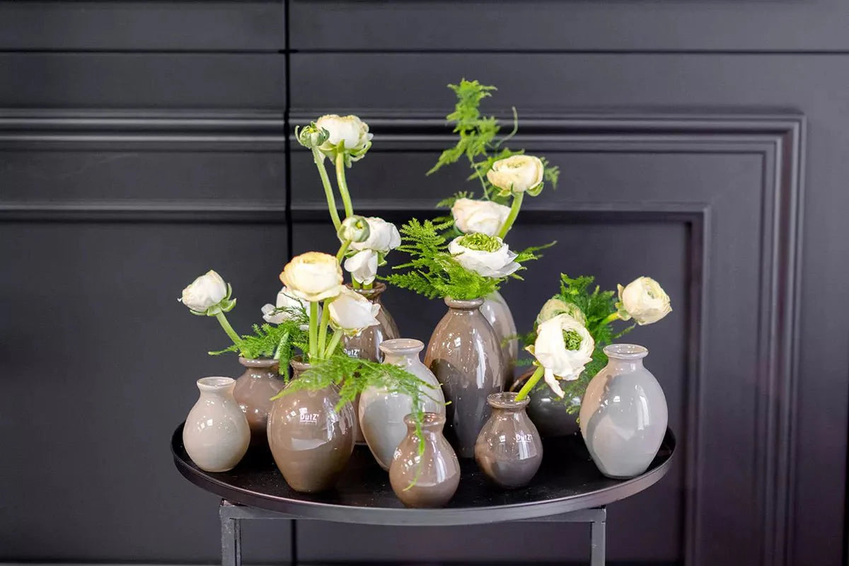 Taupe Mix Bud Vase Set of 24