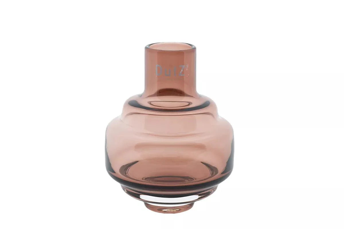 Small Mouth Blown Glass Vase