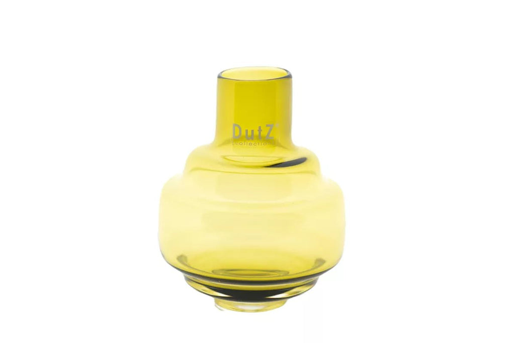 Small Mouth Blown Glass Vase