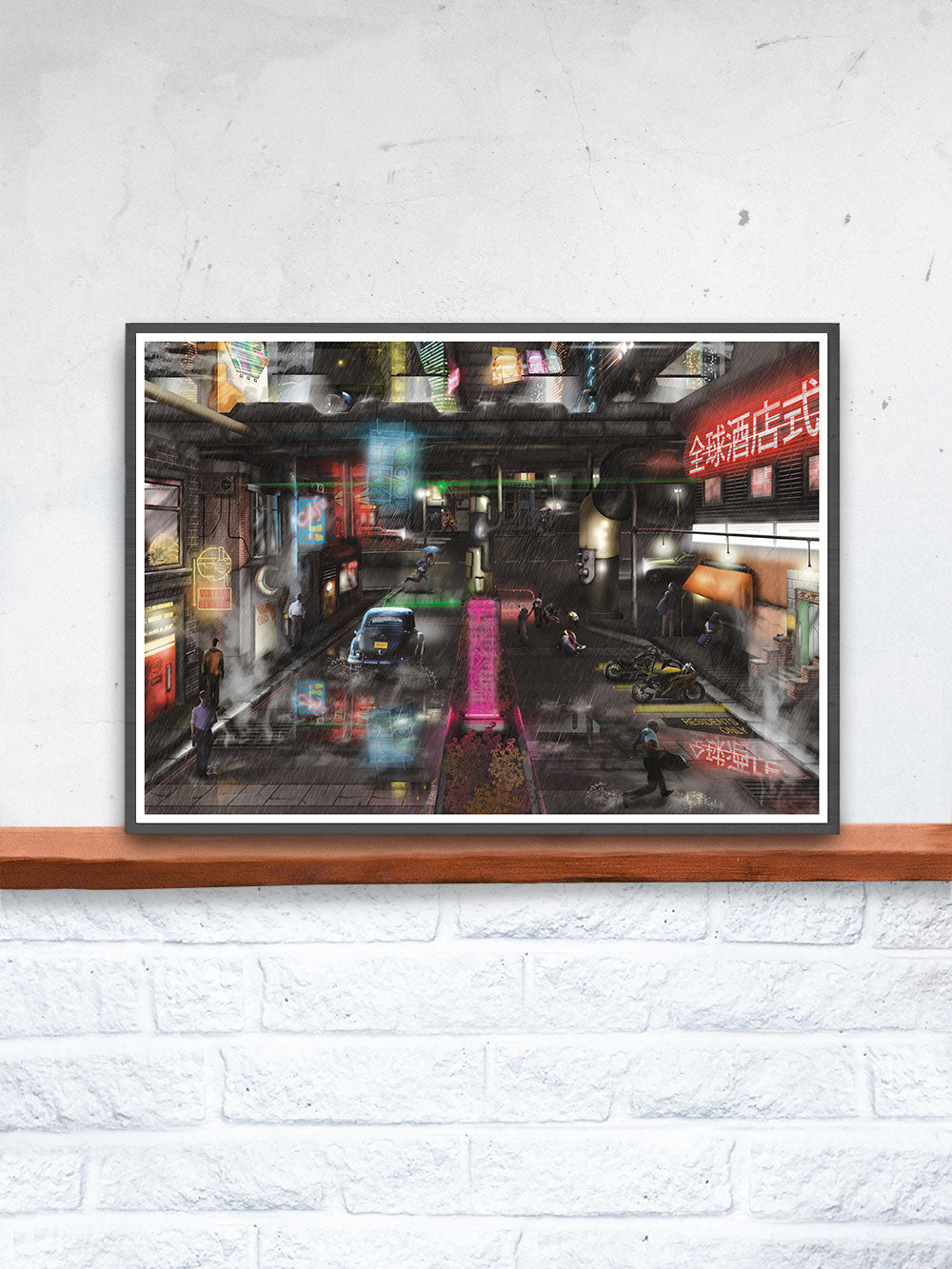 Dystopia Cyberpunk Wall Art Print