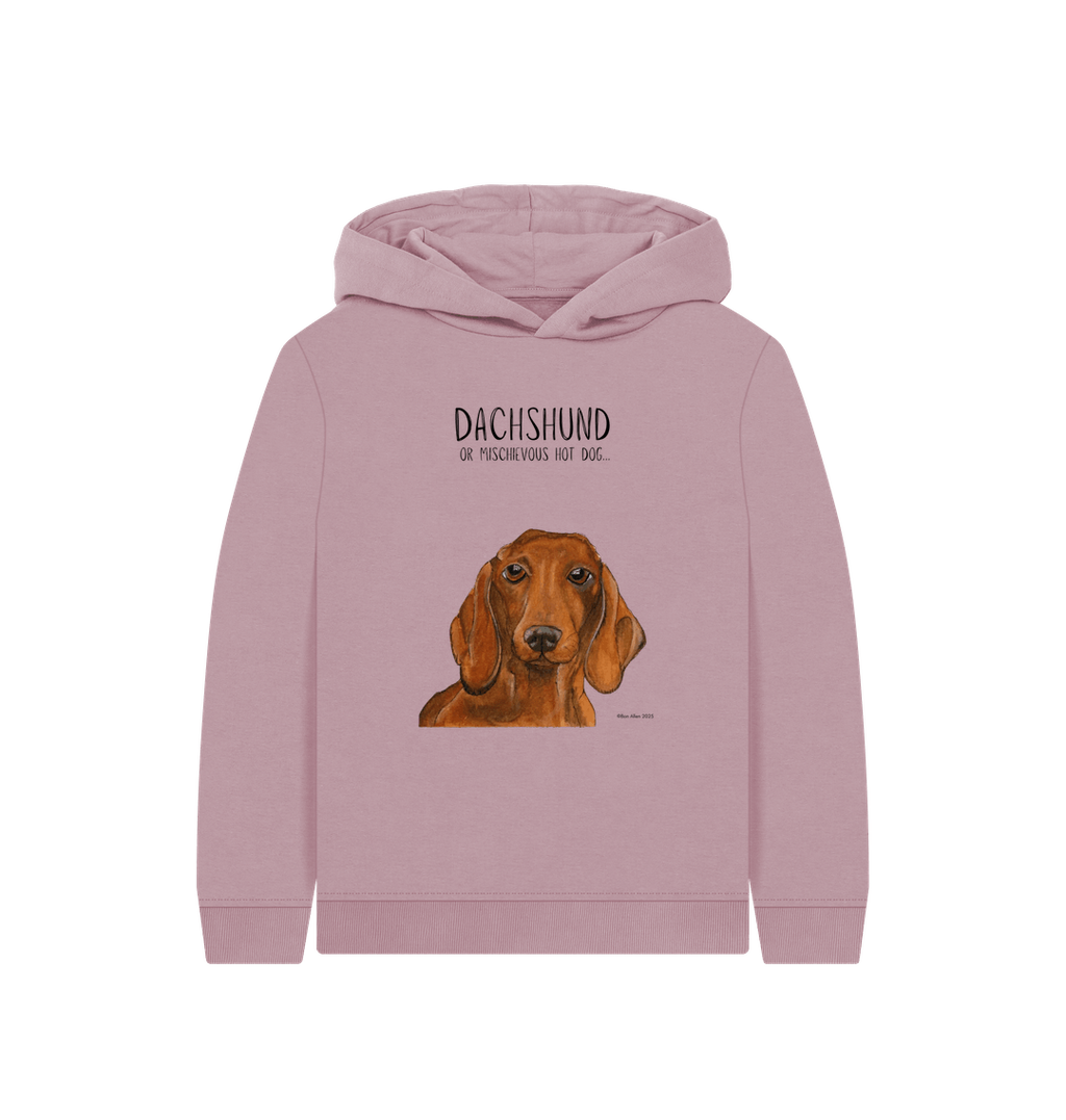 Dachshund Kids Hoodie Cozy Cute and Doxie Approved