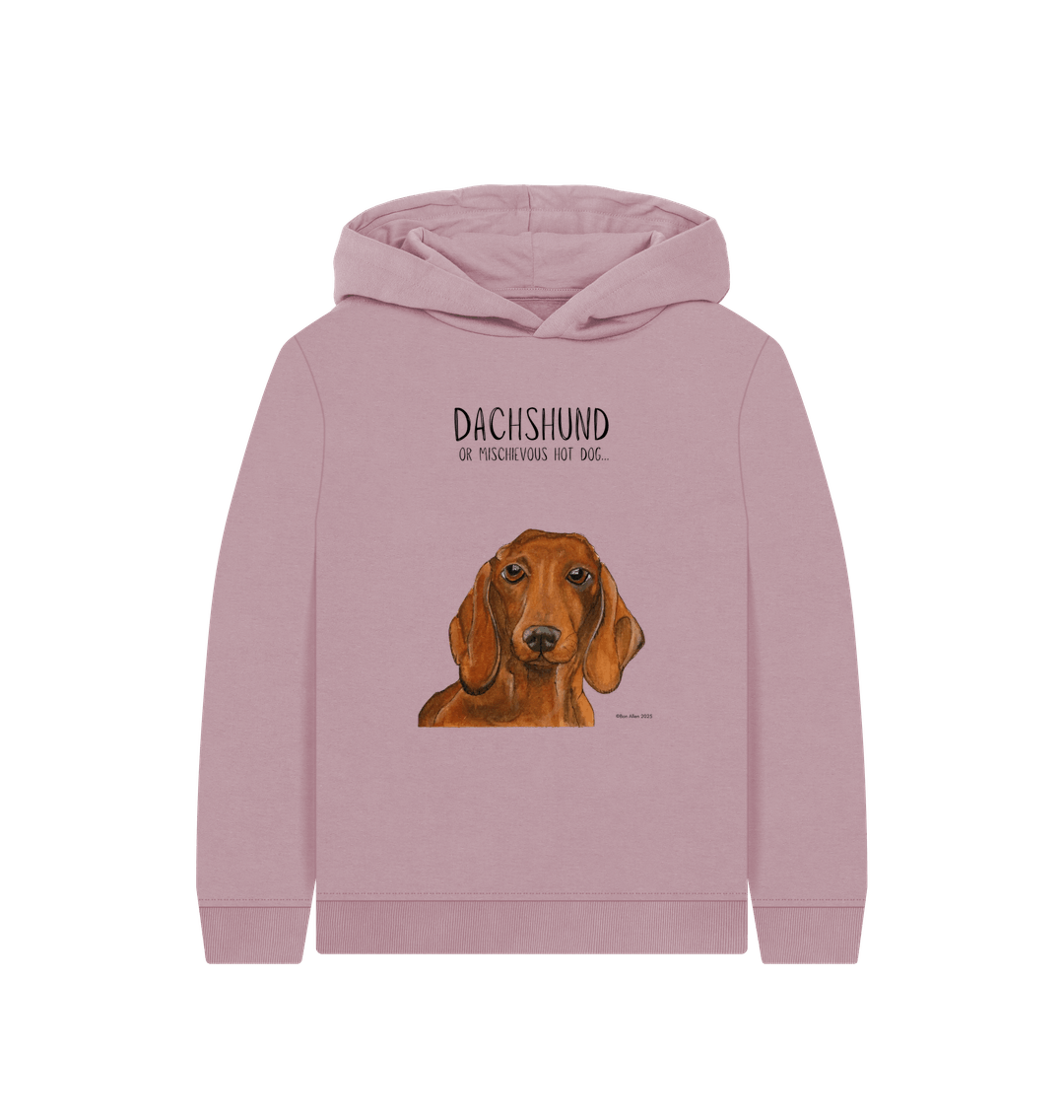 Dachshund Kids Hoodie Cozy Cute and Doxie Approved