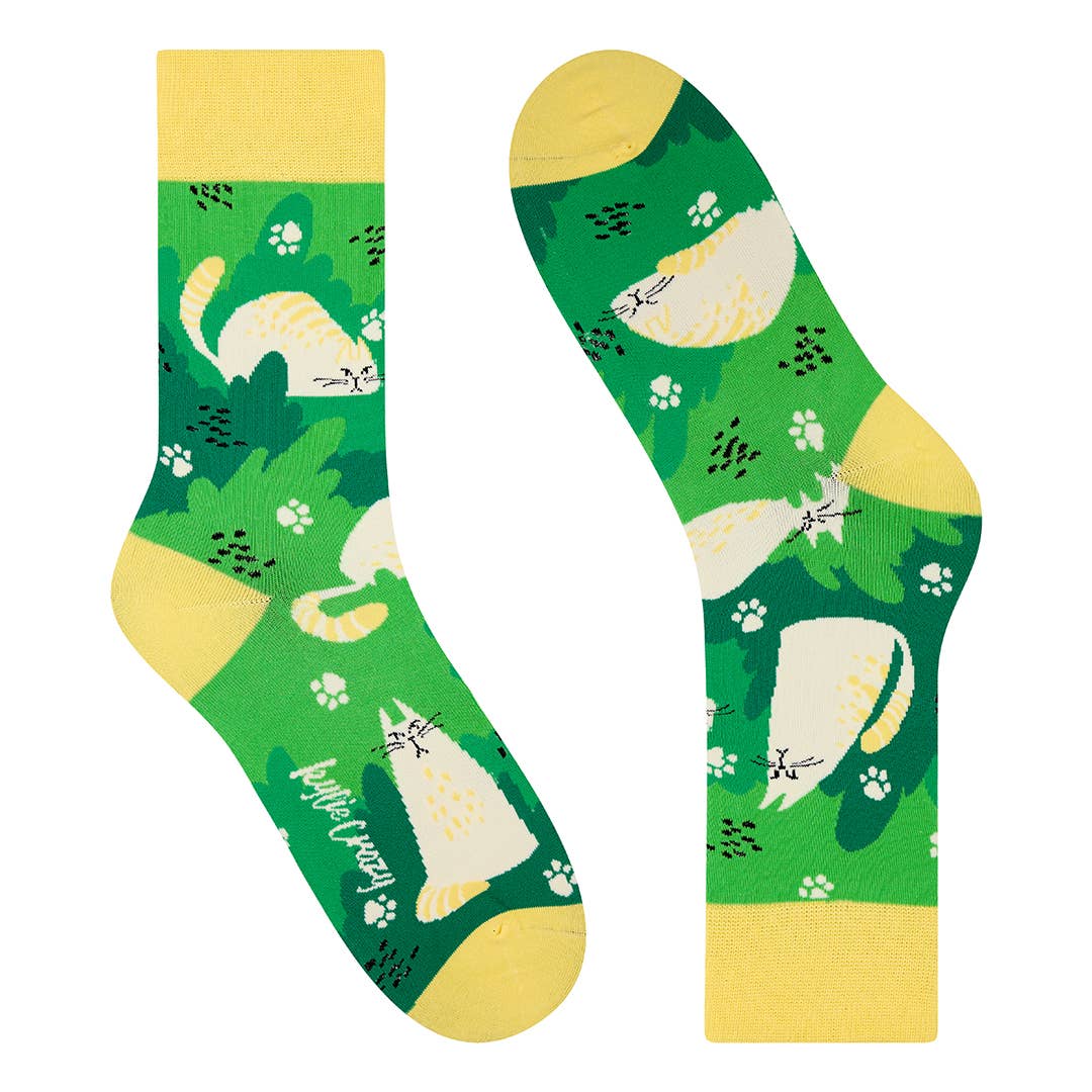 Cattitude in the Canopy Socks