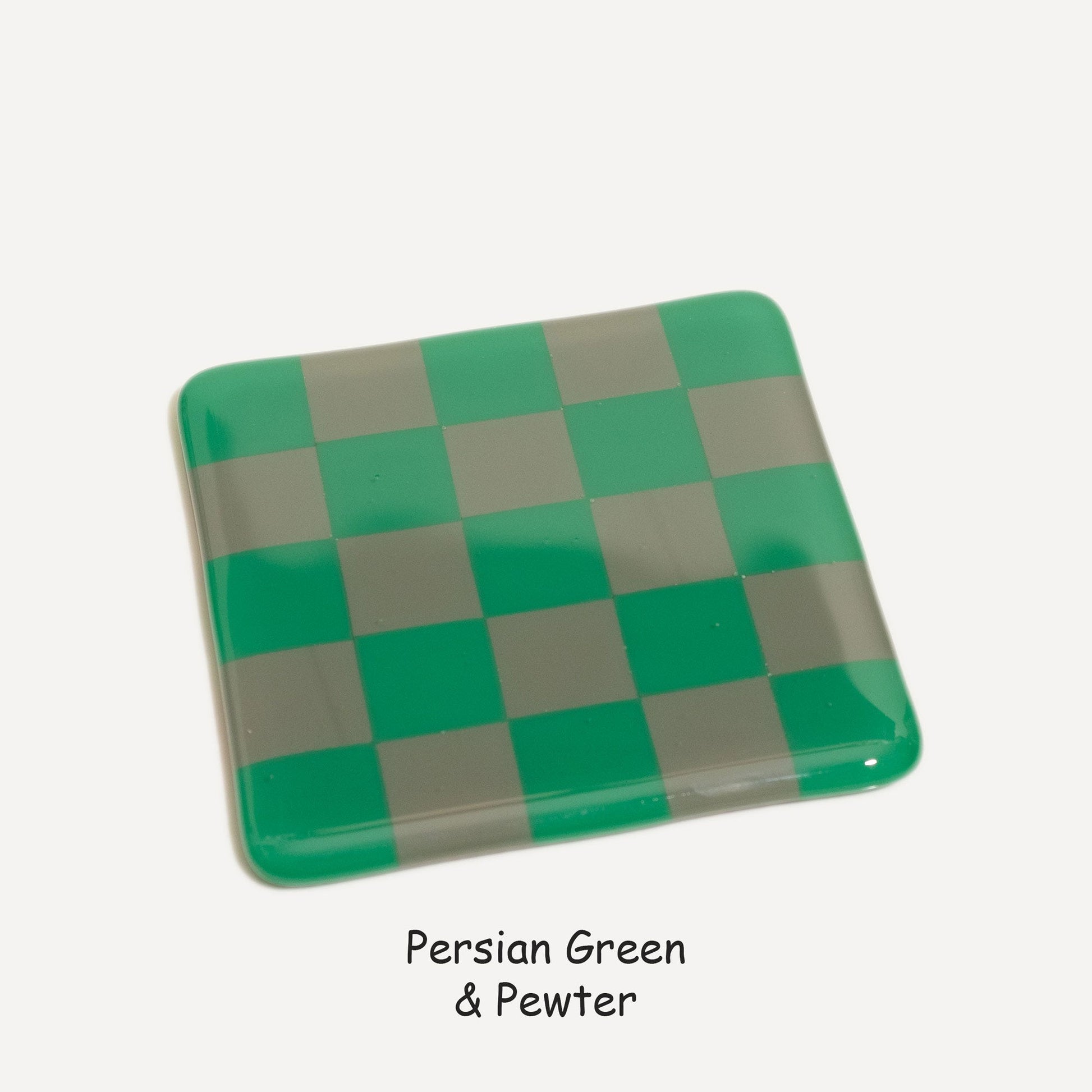 10cm Chequered Dual Colour Coaster Oceanside Collection