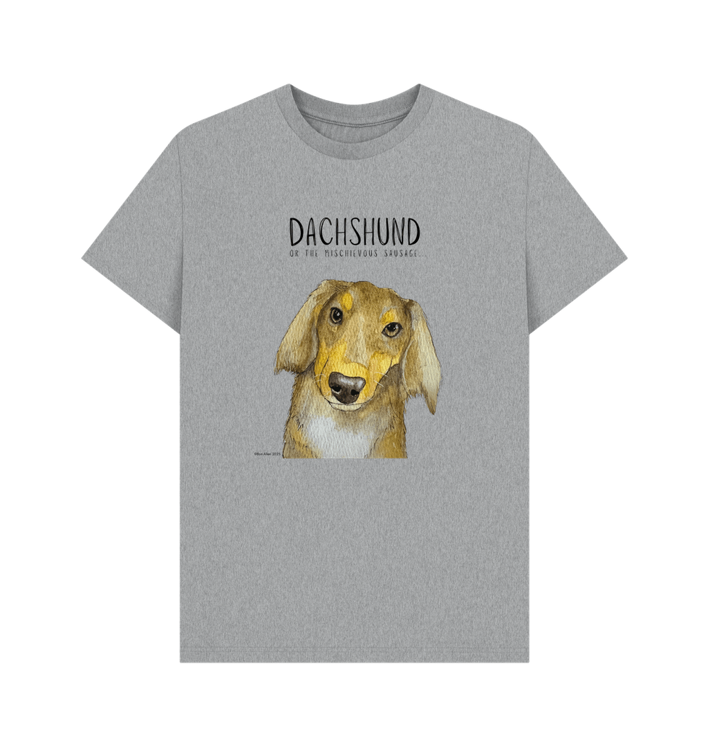 Long Haired Dachshund Tee Mischievous Hot Dog Energy
