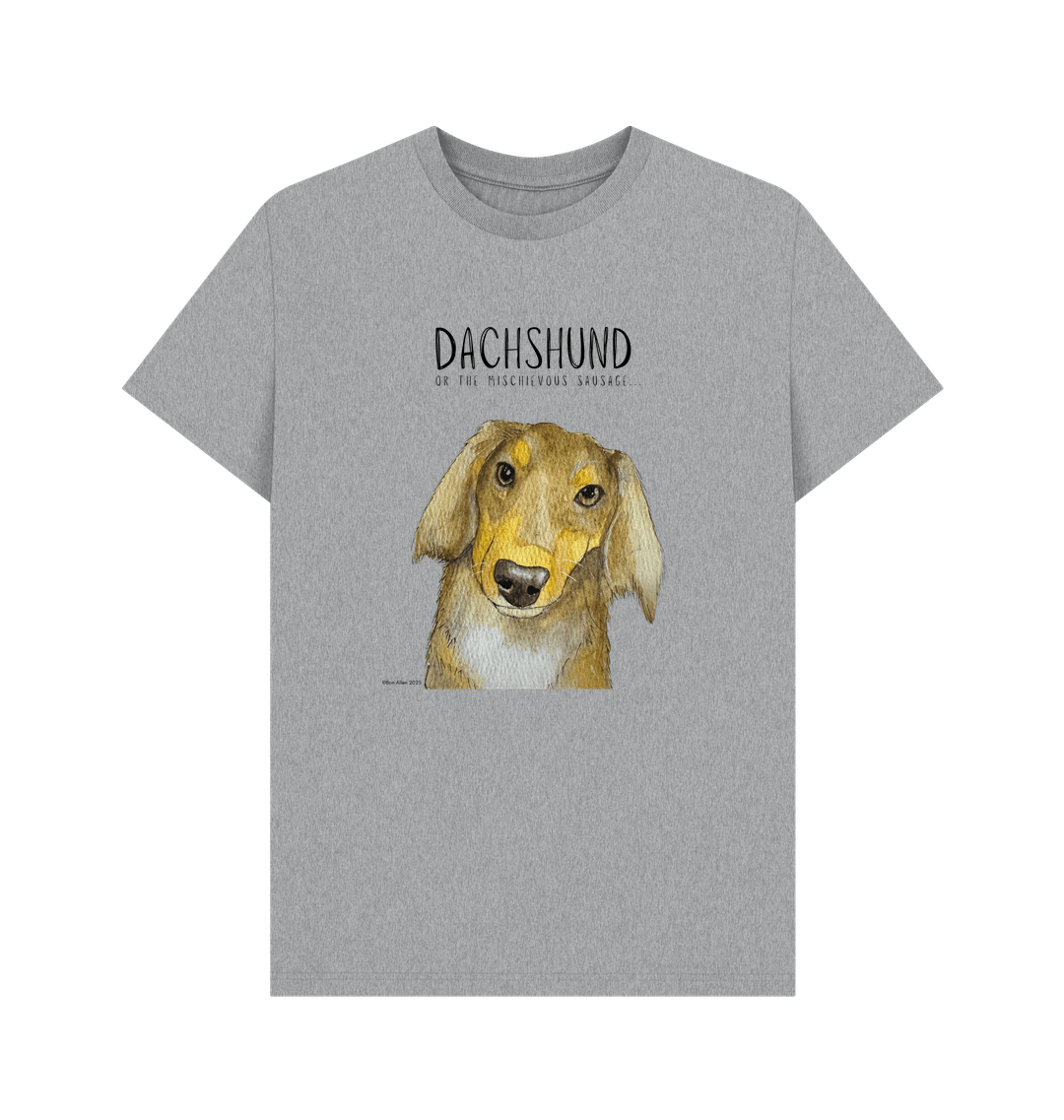Long Haired Dachshund Tee Mischievous Hot Dog Energy