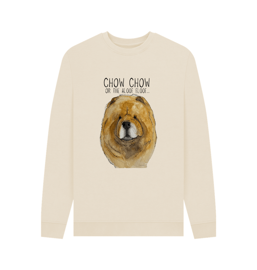 Red Chow Chow Men's Crewneck Sweatshirt