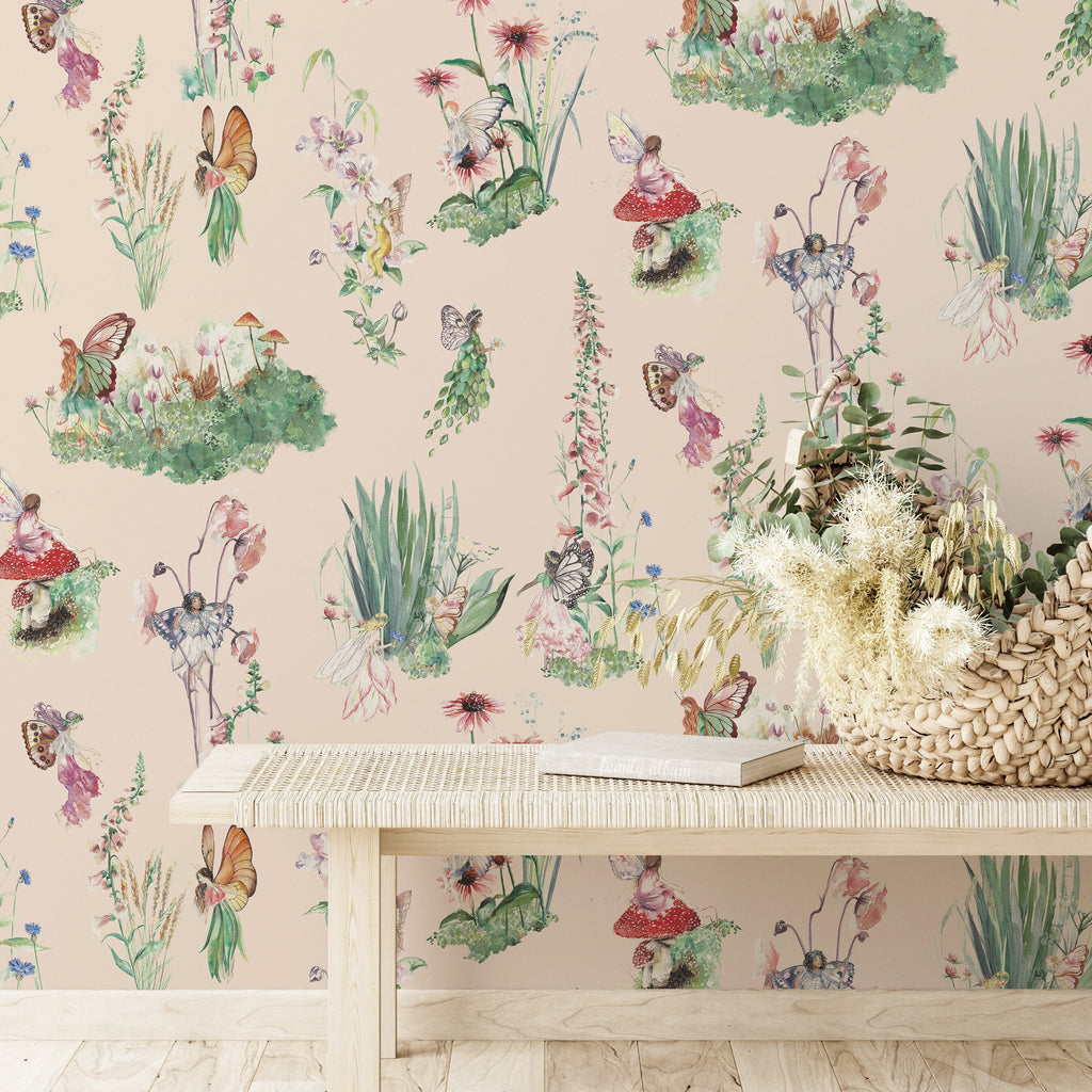 Fairy Garden Wallpaper for Children's Bedrooms