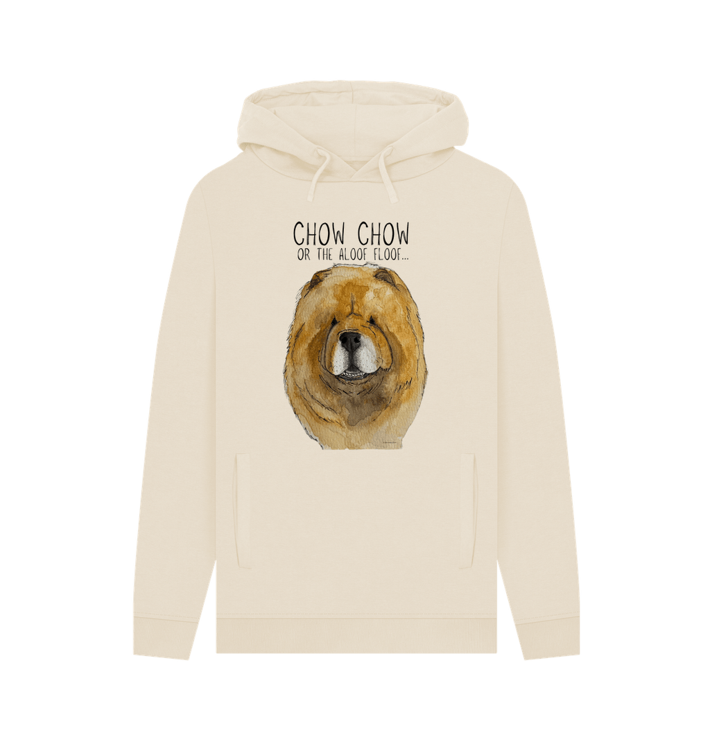Red Chow Chow Men's Hoodie with Pocket Detail