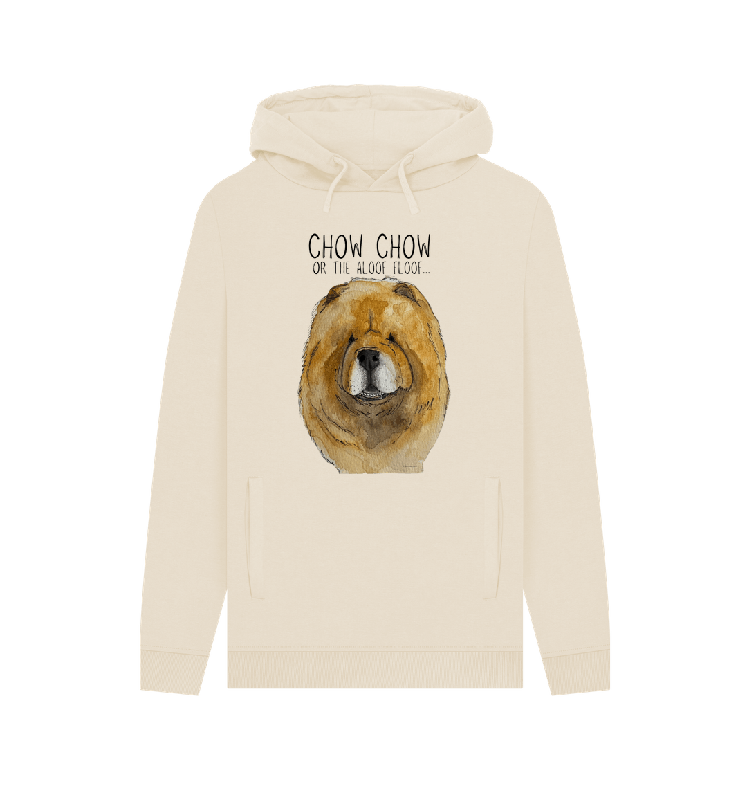 Red Chow Chow Men's Hoodie with Pocket Detail