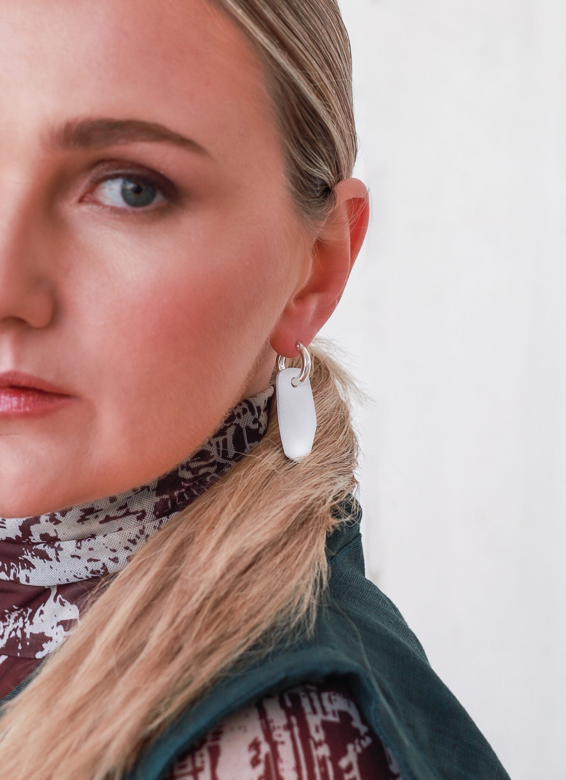 Earrings MIX&MATCH: Customizable Jewelry by Lisa Kroeber - Design Your Style with Mixable Hoops and Plates by Lisa Kroeber Jewellery at www.brixbailey.com