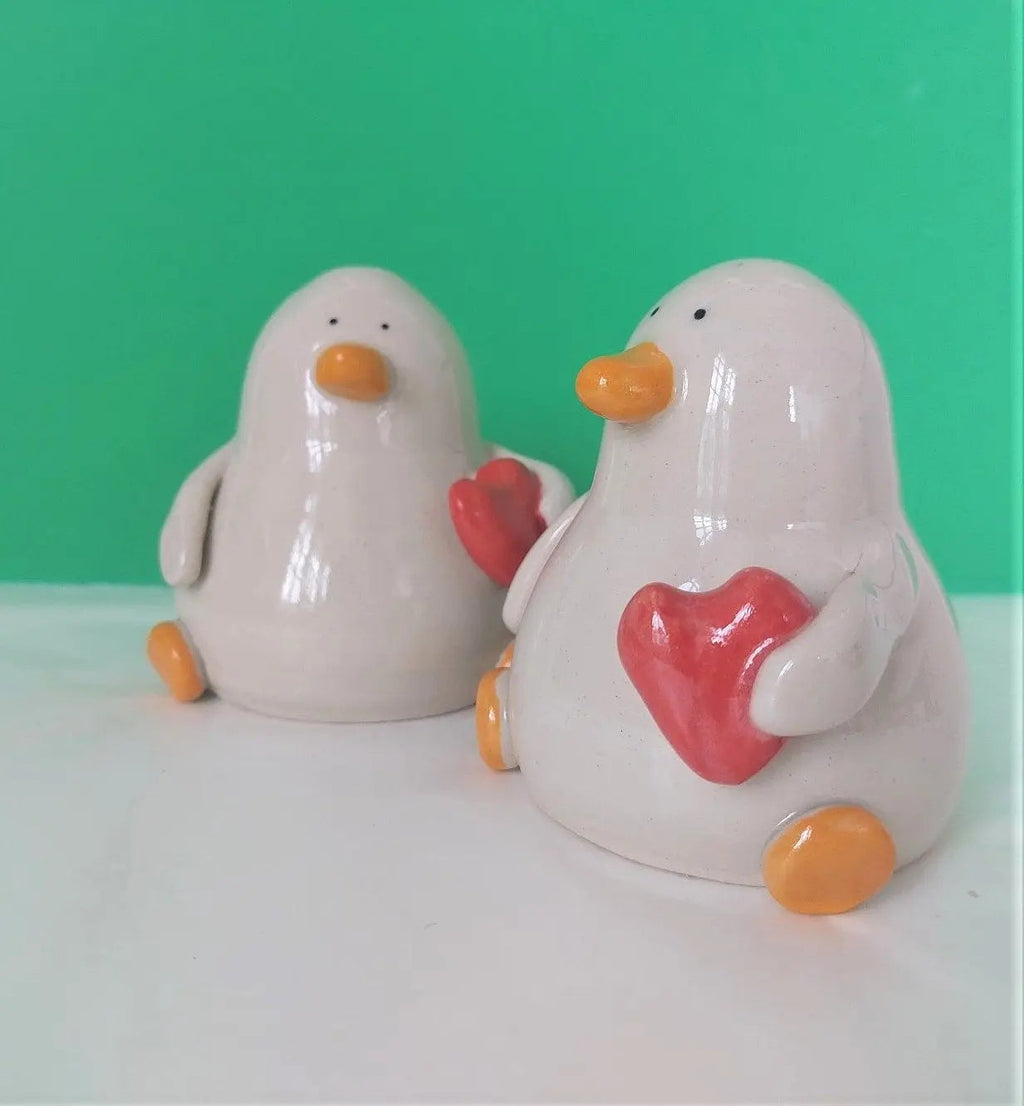 Bart with the Heart Handmade Ceramic Duck