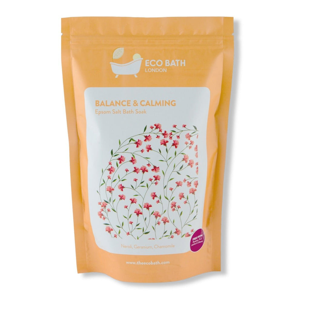 Balance and Calming Epsom Salt Bath Soak 500g and 1000g Pouch