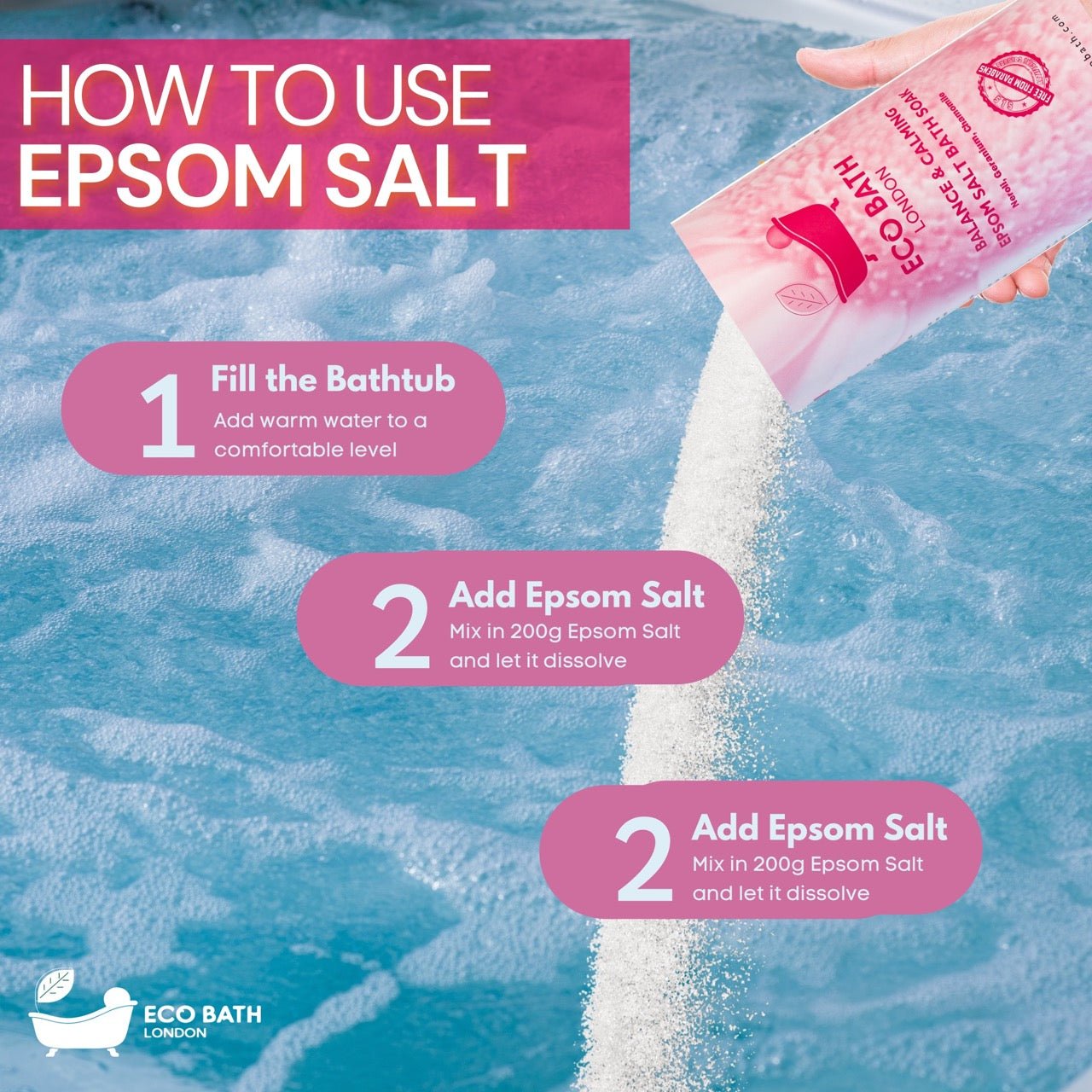 Balance and Calming Epsom Salt Bath Soak