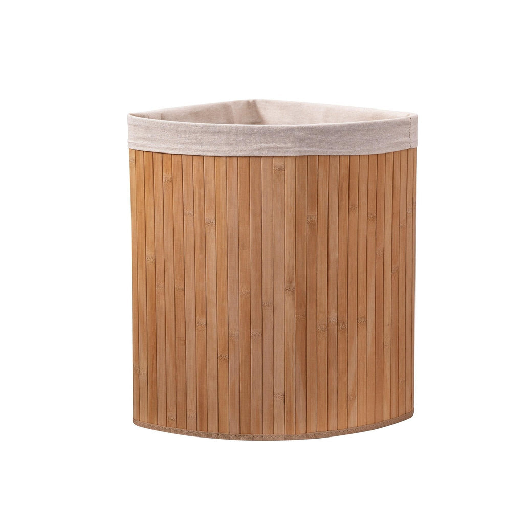 Bamboo Laundry Basket with Lid and Removable Lining