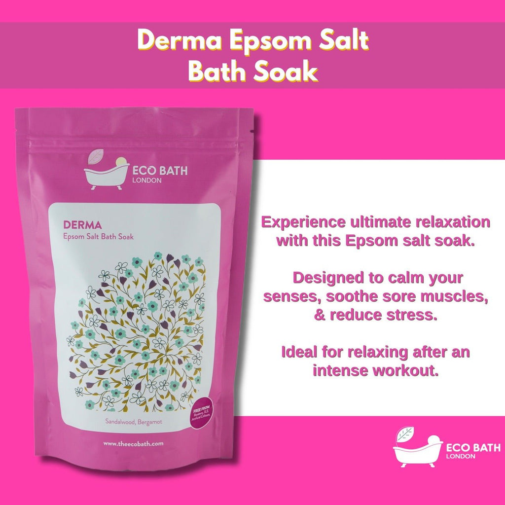 Derma Epsom Salt Bath Soak 500g and 1000g Pouch