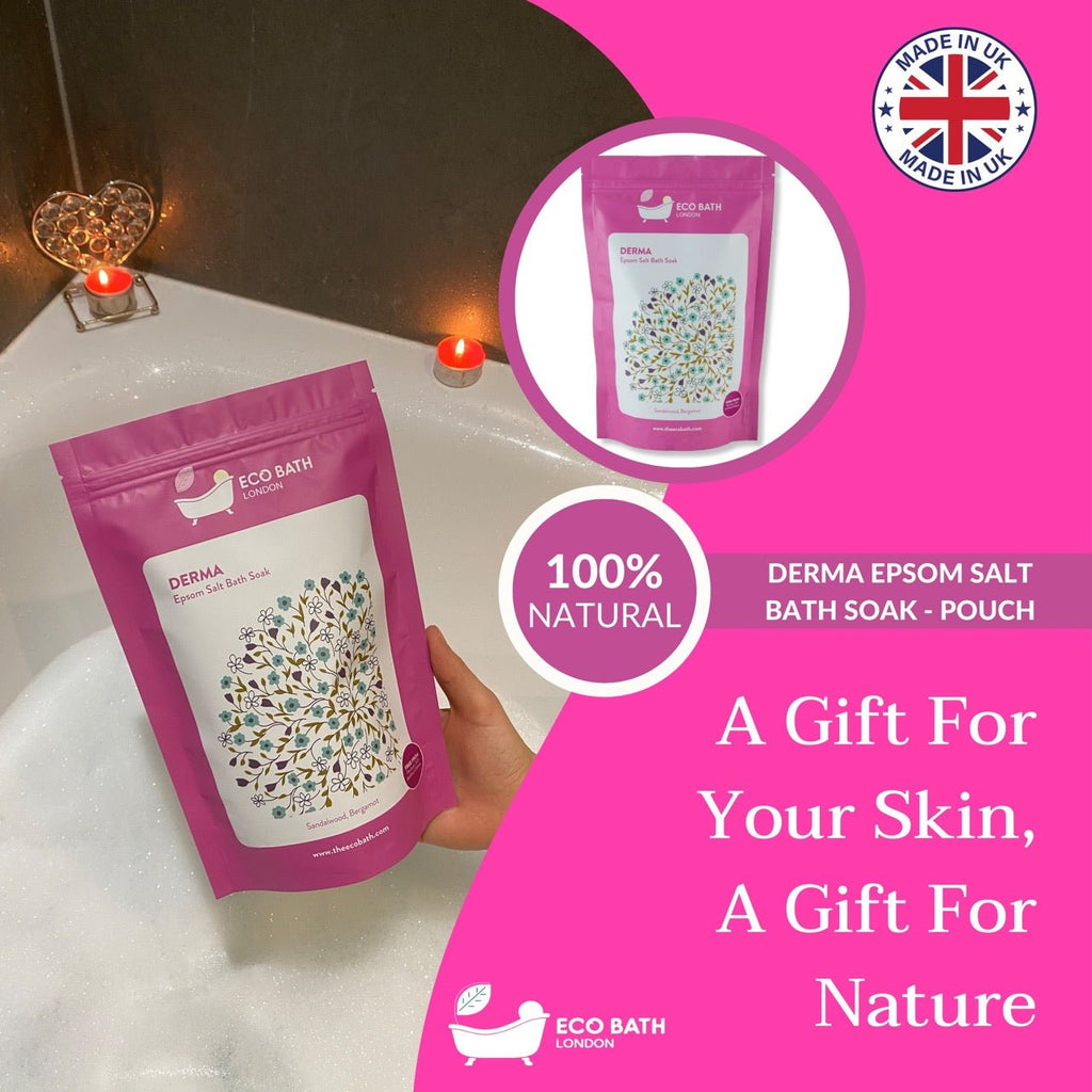 Derma Epsom Salt Bath Soak 500g and 1000g Pouch