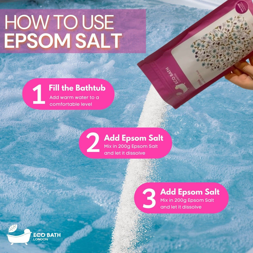 Derma Epsom Salt Bath Soak 500g and 1000g Pouch