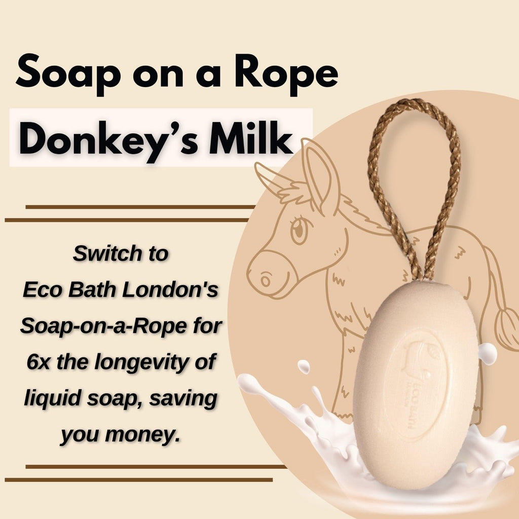 Donkey's Milk Soap on a Rope with Shea Butter 220g