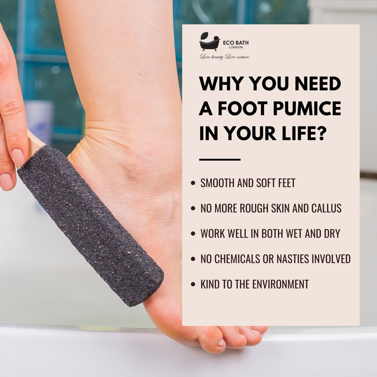 Natural Pumice Foot File Collection