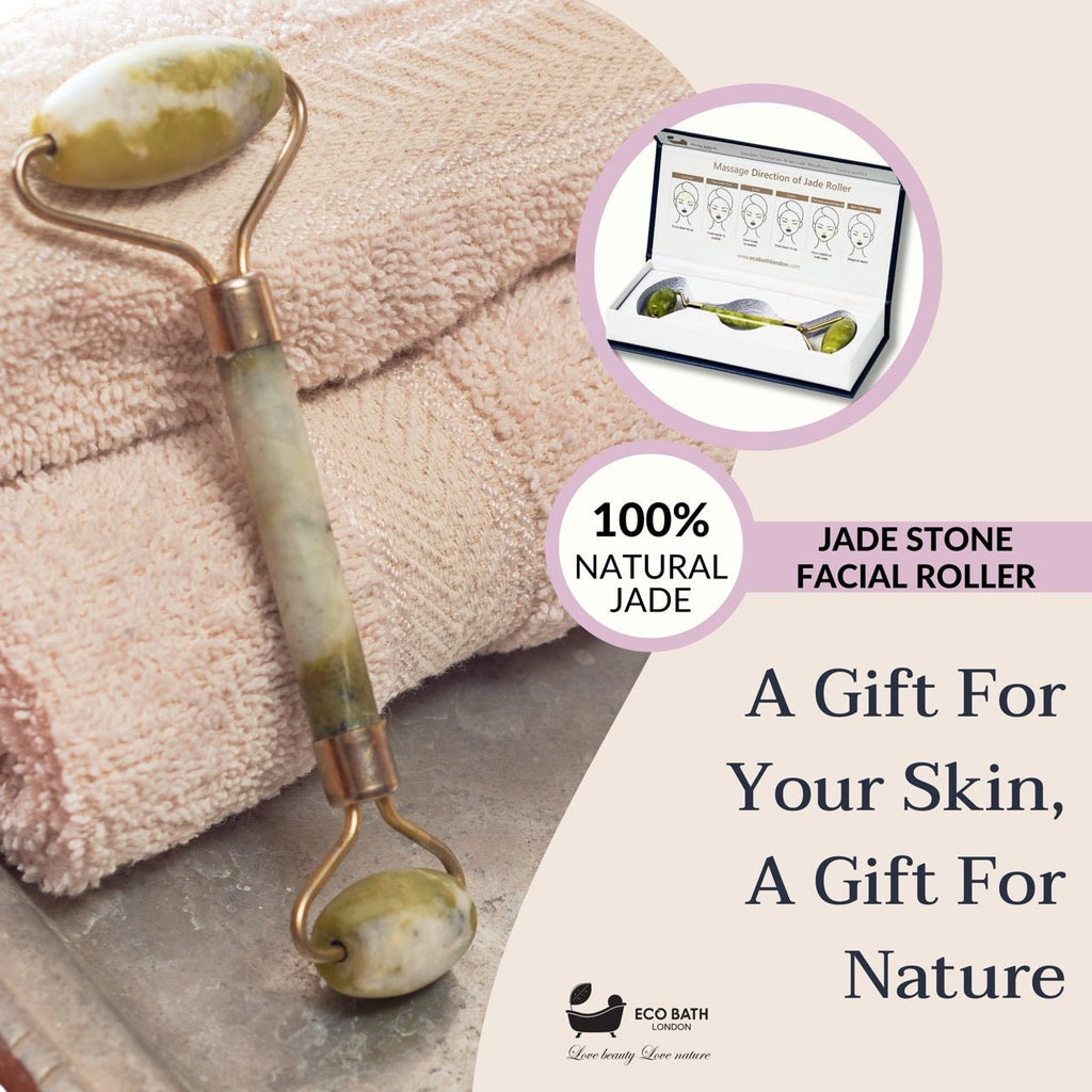 Jade Face Roller Smooth End