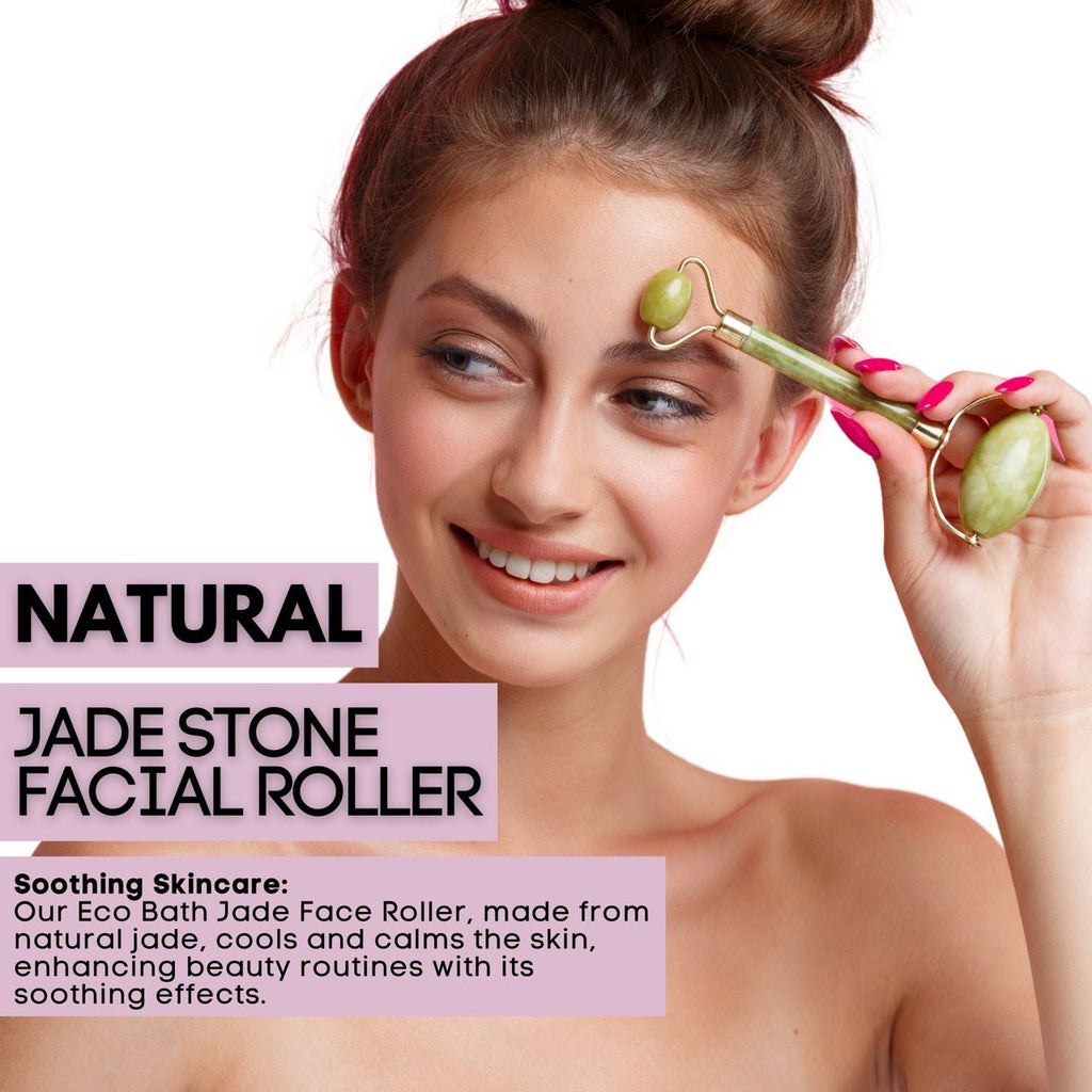Jade Face Roller Smooth End