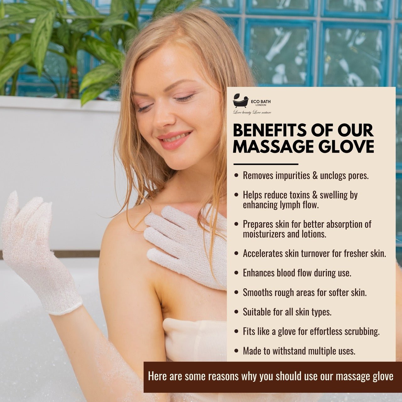 Exfoliating Body Gloves 1 Pair