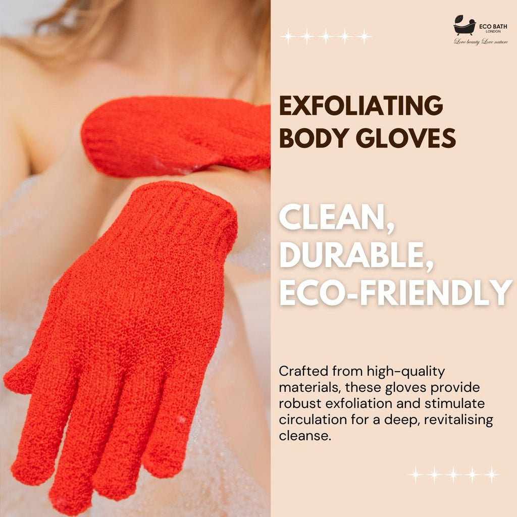 Exfoliating Body Gloves 1 Pair