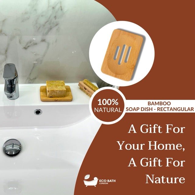 Bamboo Rectangle Soap Dish