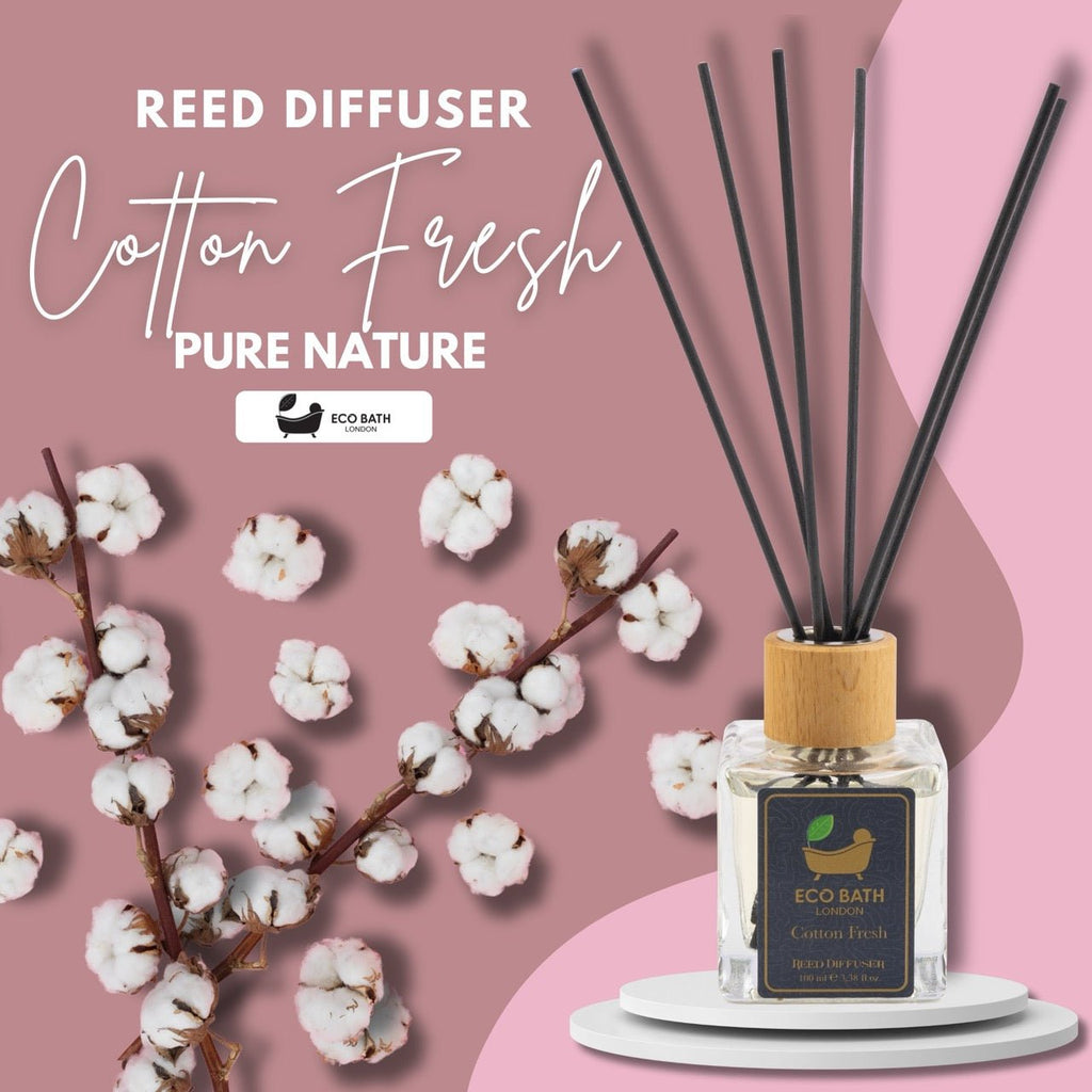 Cotton Fresh Reed Diffuser 100ml Natural Home Fragrance